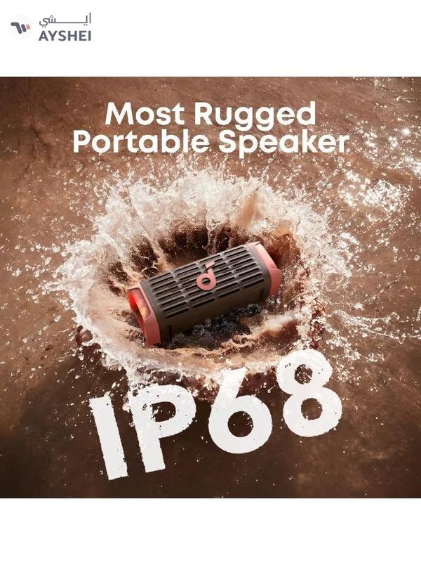 Soundcore Ultra Deep Bass Sound Waterproof Rugged Outdoor Portable Wireless Speaker