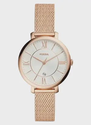 Fossil Women's Analog Quartz Watch ES4352 - 36 mm - Rose Gold