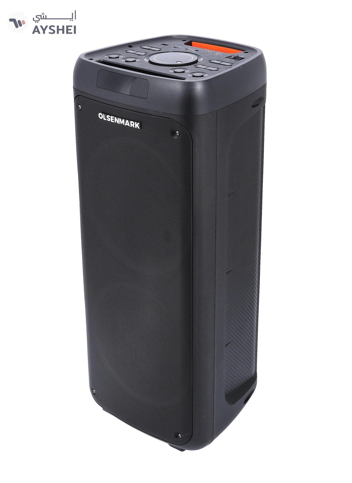 Olsenmark Rechargeable Party Speaker OMMS1280, Led Ring Flash Light, Bluetooth Function-8-8