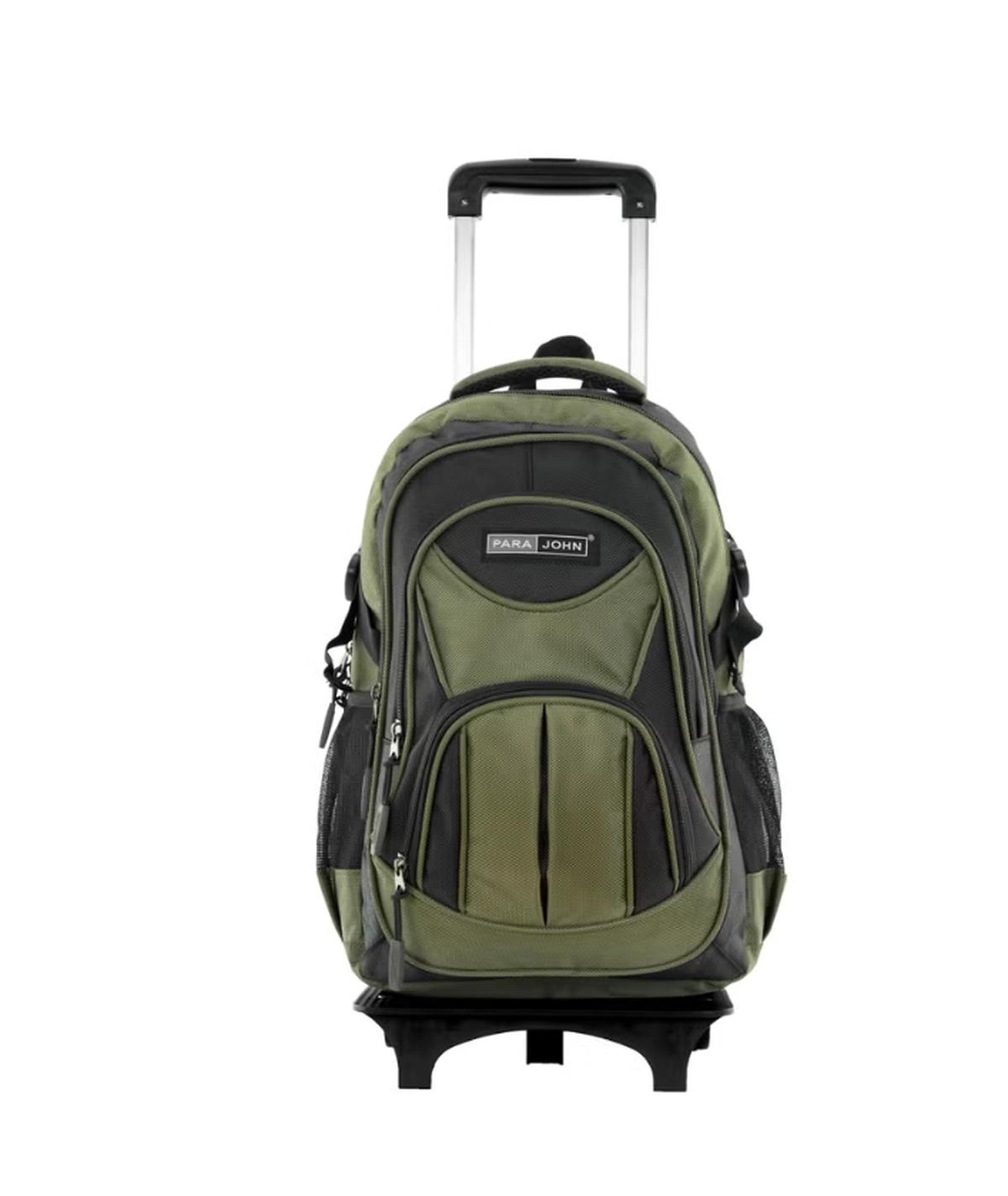PARAJOHN 2 Wheel Trolley backpack 20 inches Green-0-portrait