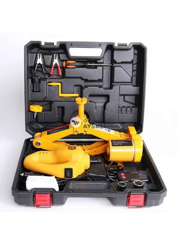 Generic 12V DC Automotive Electric Jack With Impact Wrench Tool Set
