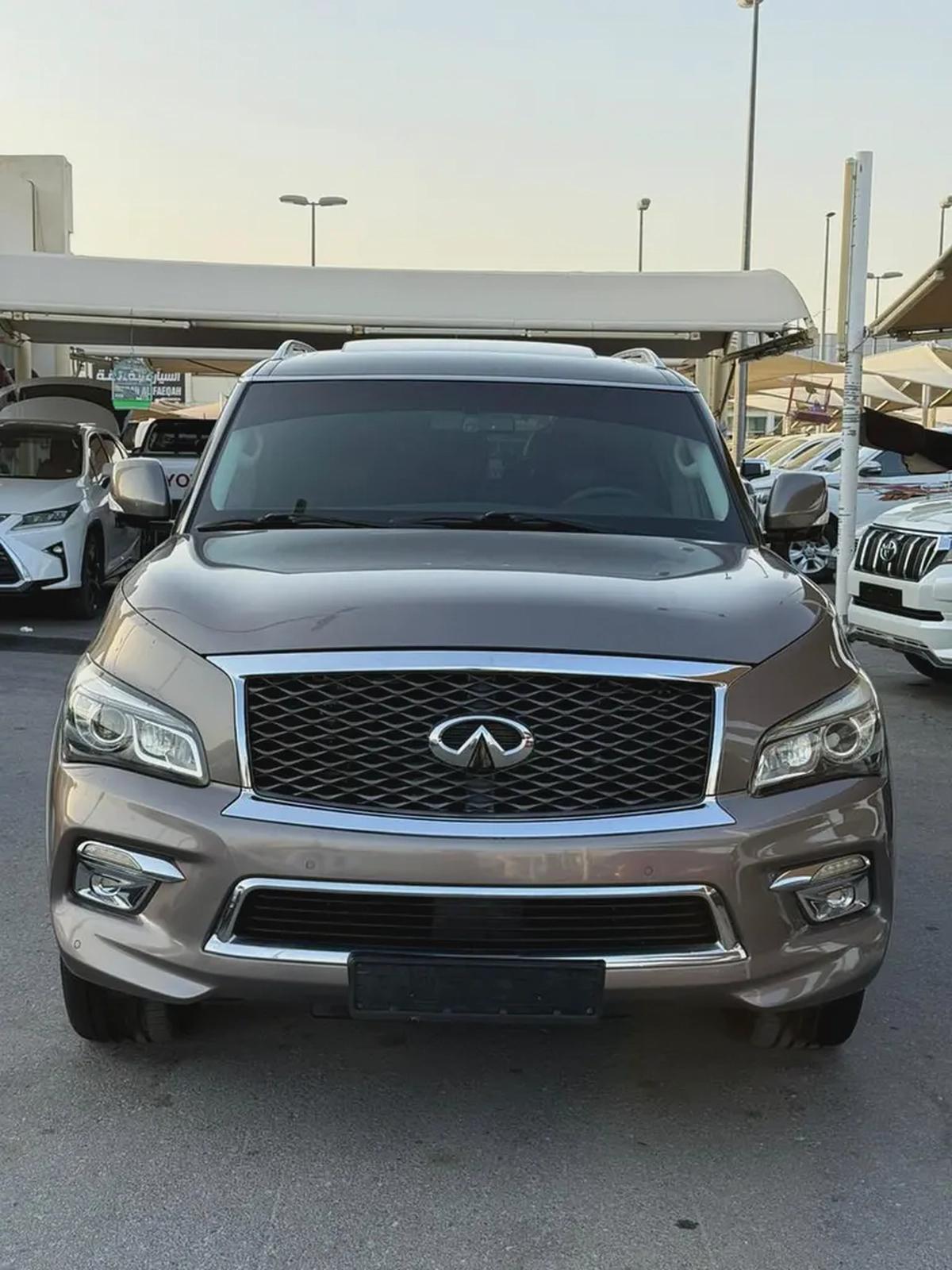 Infiniti QX80 Standard 2016 - GCC Specs - Well Maintained-0-0