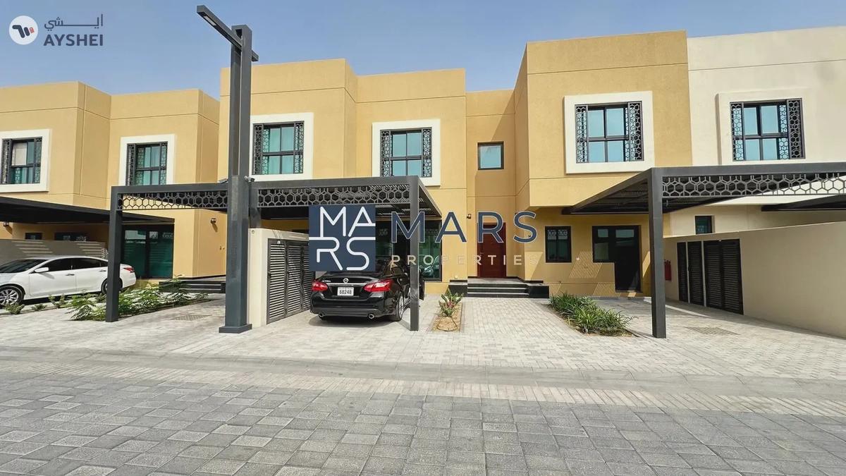 🏡 Eco-Friendly Living Awaits You! Stunning 4-Bedroom Townhouse in Sharjah Sustainable City 🌿-0-landscape