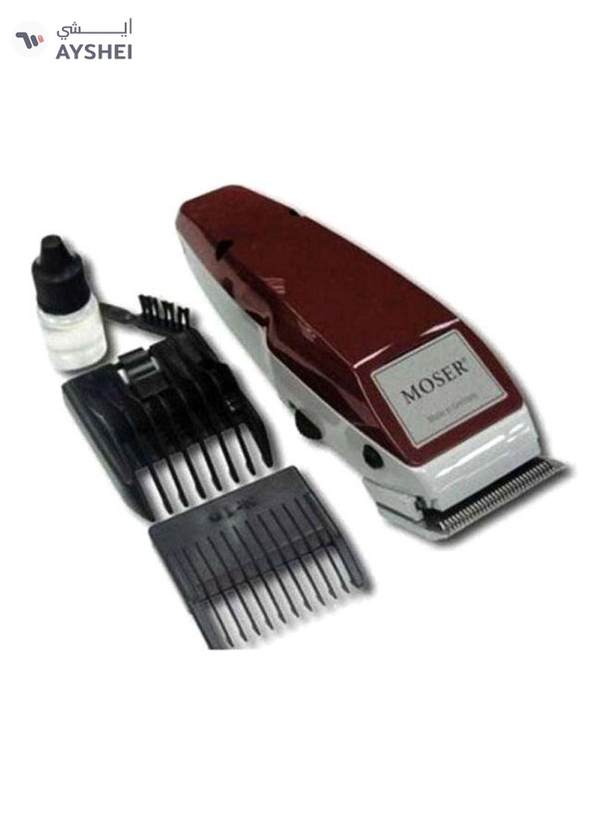 MOSER Classic Professional Hair Clipper Red/Black/Clear-1-portrait