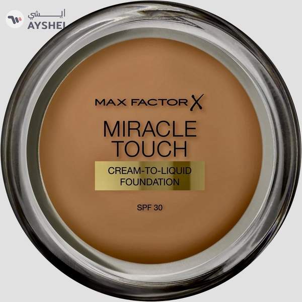 Max Factor Miracle Touch Cream To Liquid Foundation 083 Golden Tan