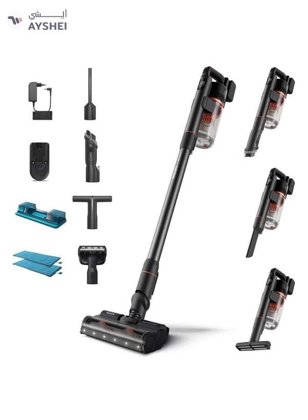 Philips 7000 Series Cordless Stick Vacuum Cleaner Dark Grey and Black 71 x 31 x 20 cm XC7055/01 10 W XC7055/01 Dark Grey and Black