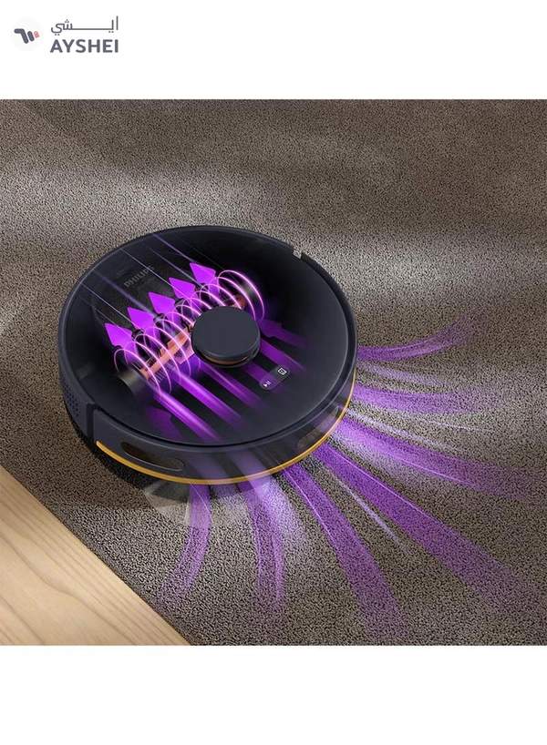 Philips Home Run 2000 Series Vacuum & Mop Robot ,2700 pa Strong Suction Power, Up to 130 min Runtime, Self Charging, Auto-Empty station 2000 W XU2100/10 Navy