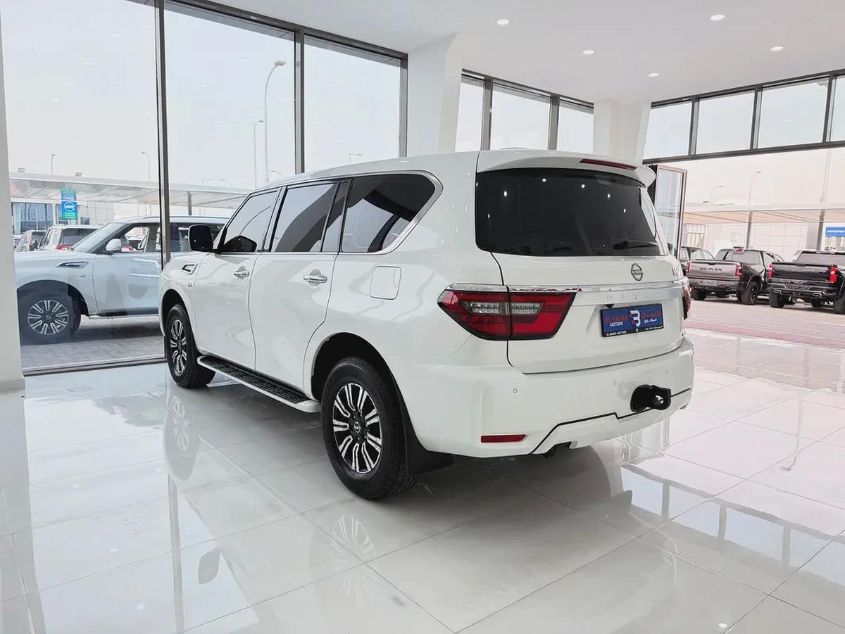 نيسان باترول LE 400 محول من داخل فل اوبشن ابيض / زعفراني 2020 خليجي-3-3