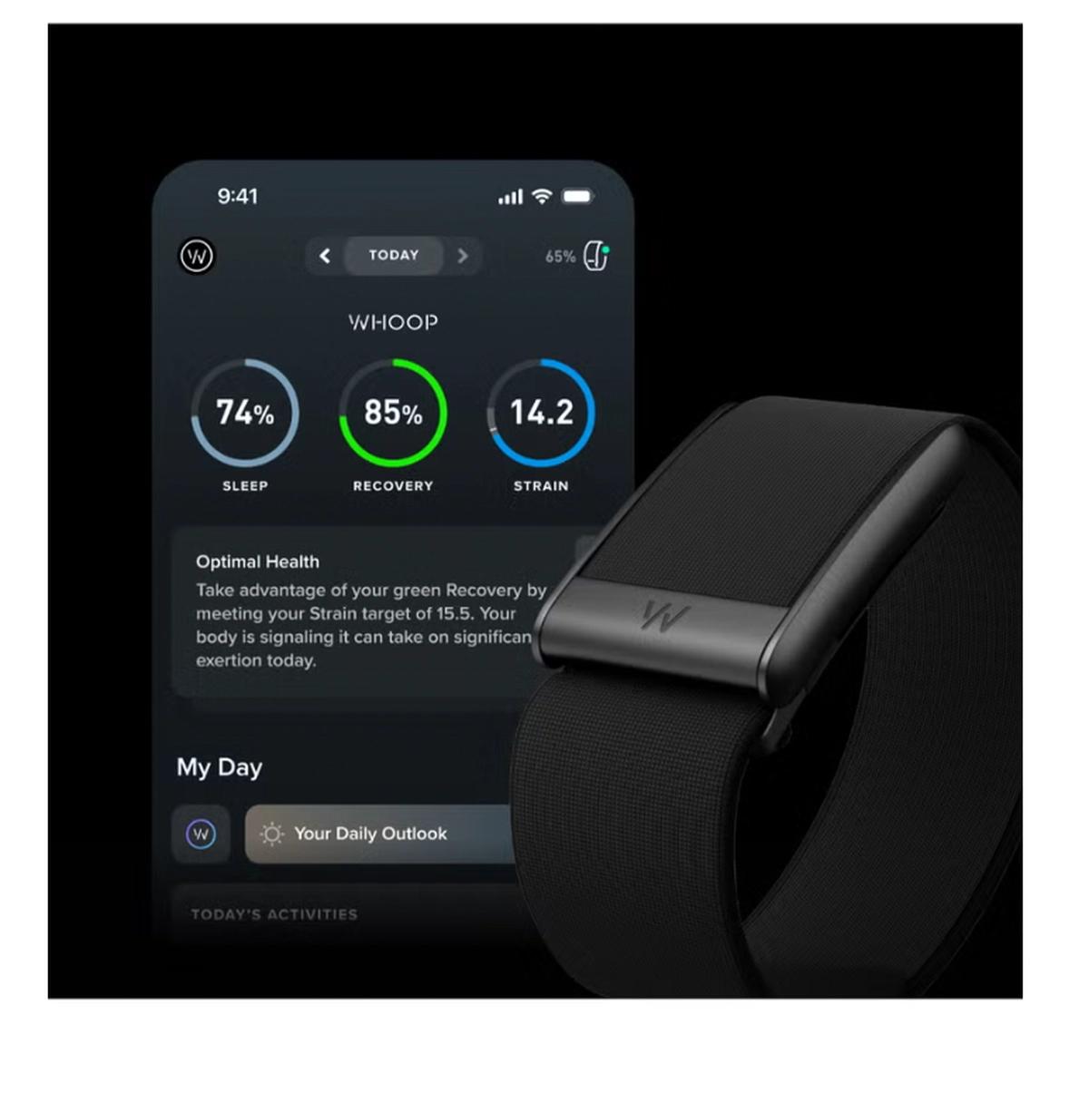 WHOOP One – 12-Month Membership – 5.0 Health and Fitness Wearable-4-4
