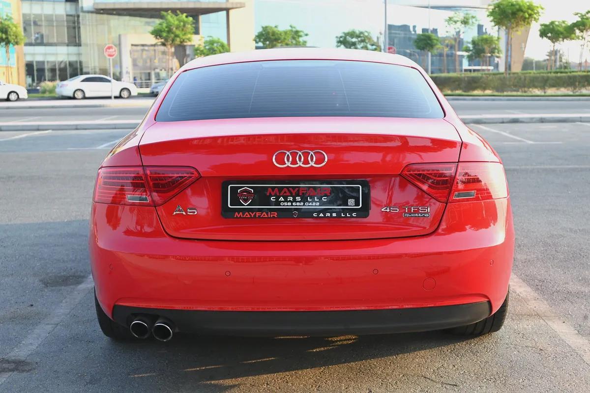 0% DP - FSH - FIRST OWNER - AUDI A5 COUPE 4WD - GCC SPECS-3-3