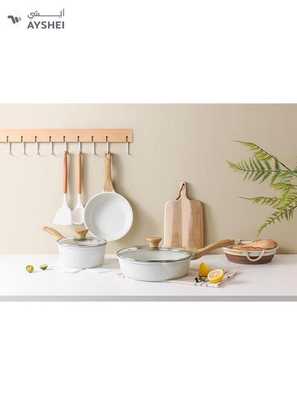 Sensarte Ceramic Cookware Sets, Pots And Pans Set Non Stick, 17-Piece Induction Cookware, Non Toxic