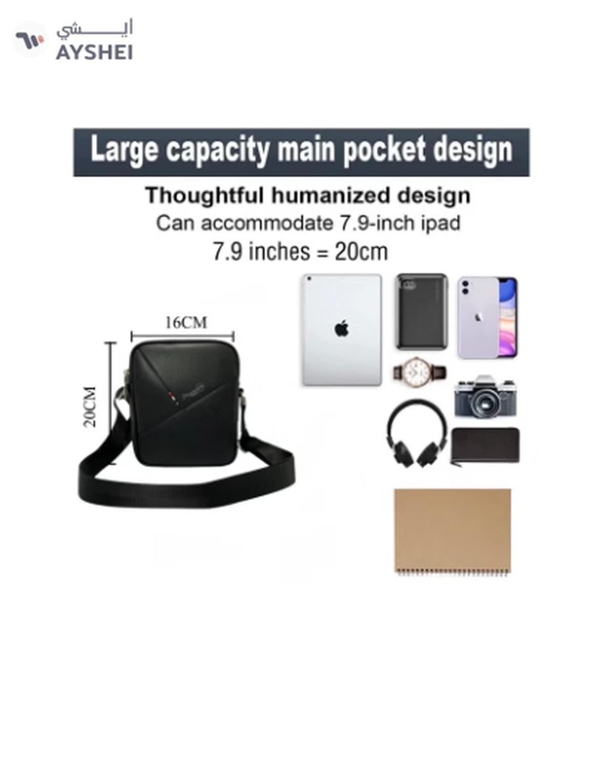 Classic Milano Men's Shoulder Bag Leather Crossbody Bag for Men-1-portrait