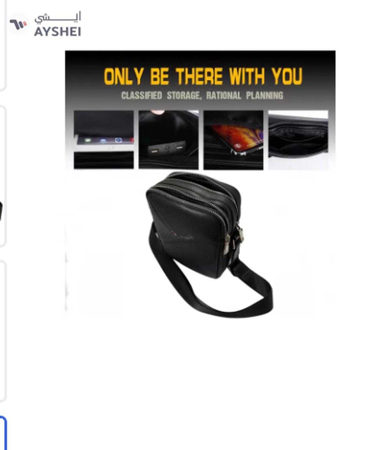 Classic Milano Men's Shoulder Bag Leather Crossbody Bag for Men-3-3