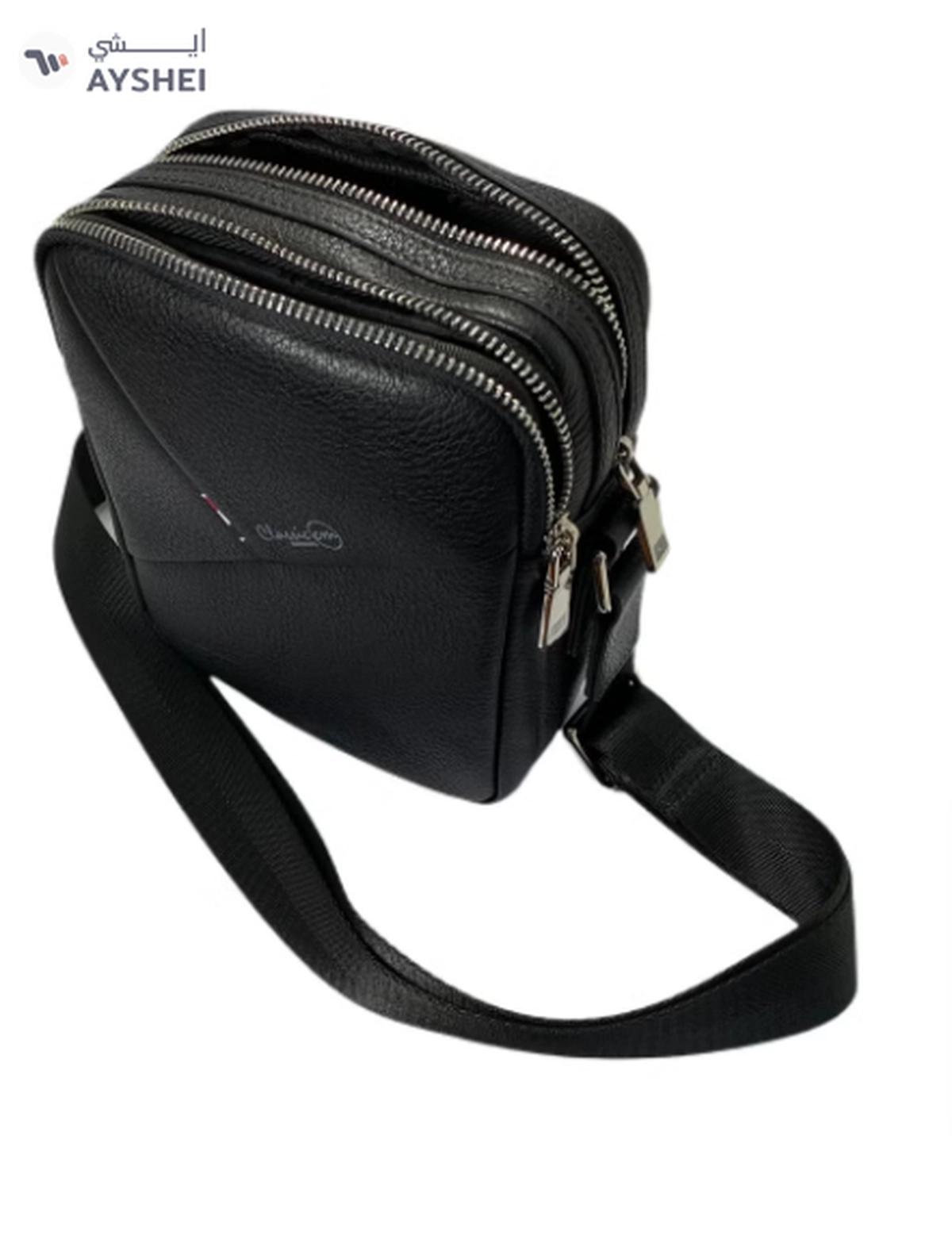 Classic Milano Men's Shoulder Bag Leather Crossbody Bag for Men-5-5