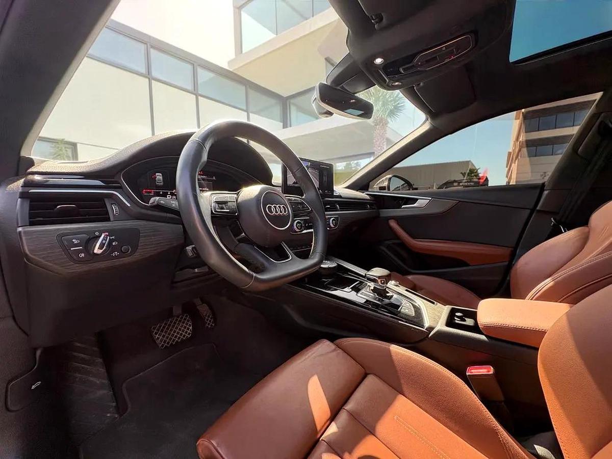 AED 2,160 P.M | 0% DOWN PAYMENT | AUDI A5 TFSI 40 | 2.0T I4 | FULL AGENCY SERVICE HISTORY-14-14