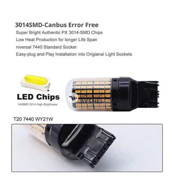 Conpex 2-Piece LED Turn Signal Light Set