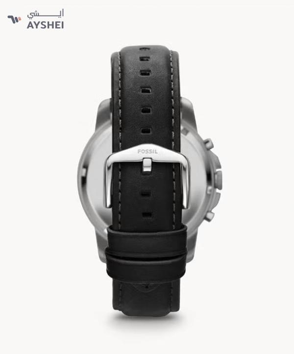 Fossil Men's Leather Chronograph Wrist Watch FS4812IE - 48 mm - Black