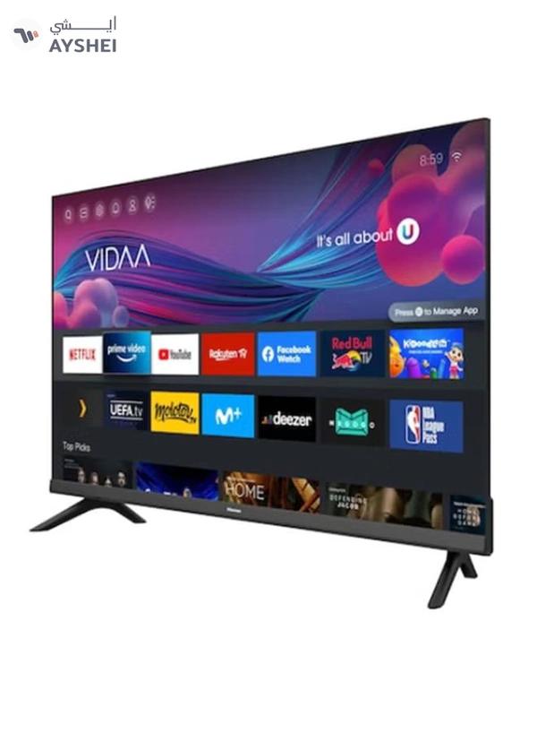 Hisense 32 Inch HD Smart TV, with Natural Colour Enhancer, DTS Virtual X, VIDAA U5 OS, Youtube, Netflix, Freeview Play & WiFi (2021 NEW) 32A4G Black