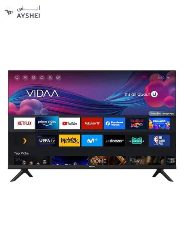Hisense 32 Inch HD Smart TV, with Natural Colour Enhancer, DTS Virtual X, VIDAA U5 OS, Youtube, Netflix, Freeview Play & WiFi (2021 NEW) 32A4G Black