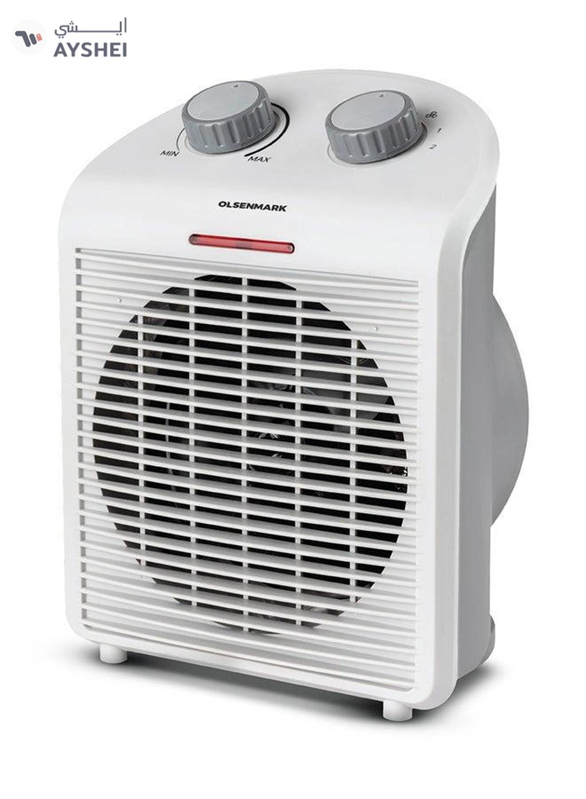 Olsenmark Electric Fan Heater With Overheat Protection 2000 W OMFH1637B White-7-7