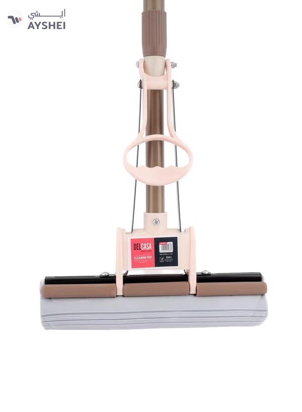 Delcasa Self-Wringing PVA Sponge Cleaning Mop- DC3467/ with Long Handle