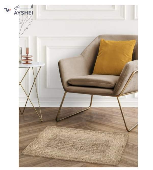 Raymond Natural Jute Rug Eco Friendly Area Rugs for Bedroom
