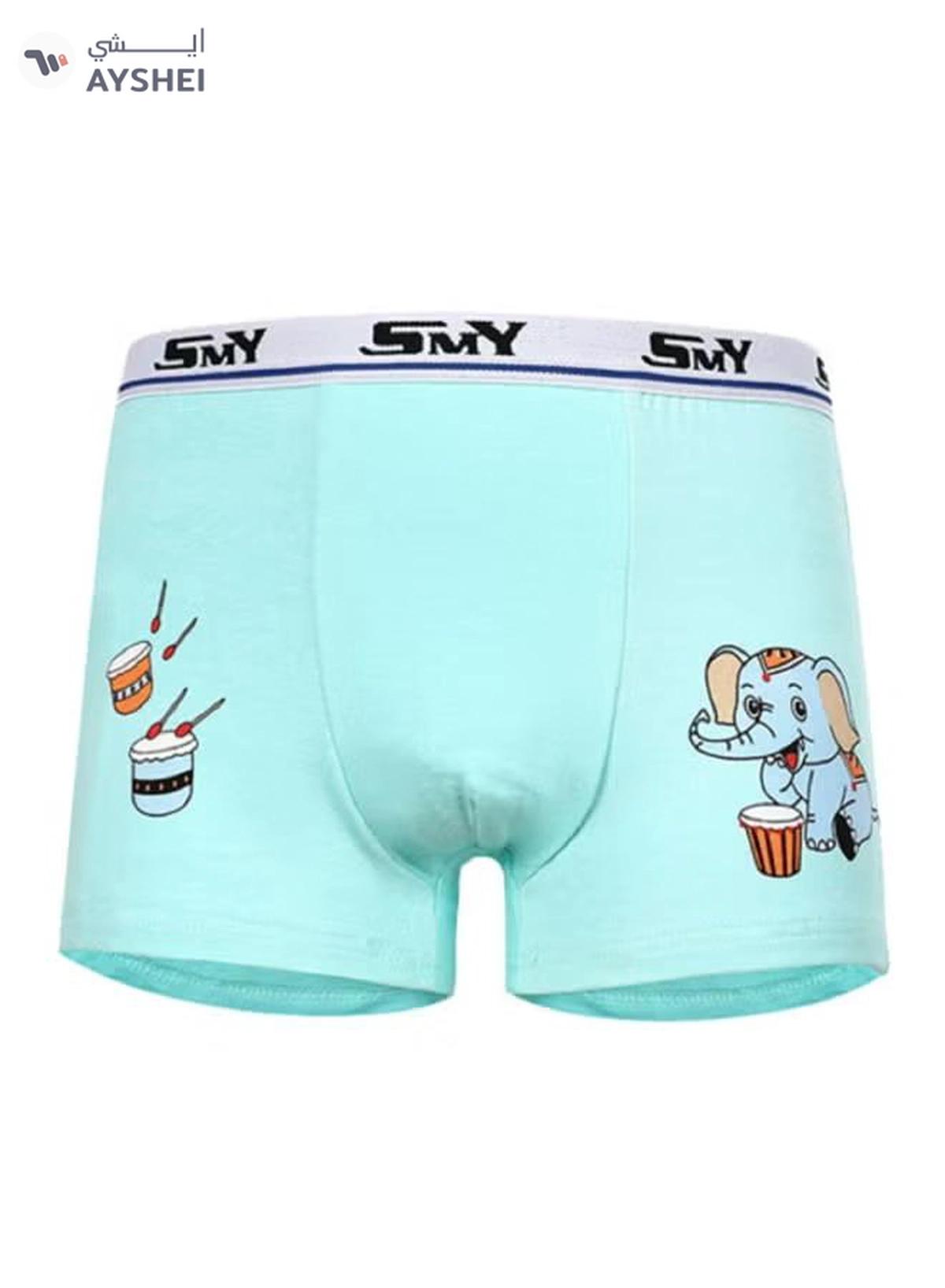 babyqlo 4 Pack Elephant Printed Boxer Multicolour-2-2