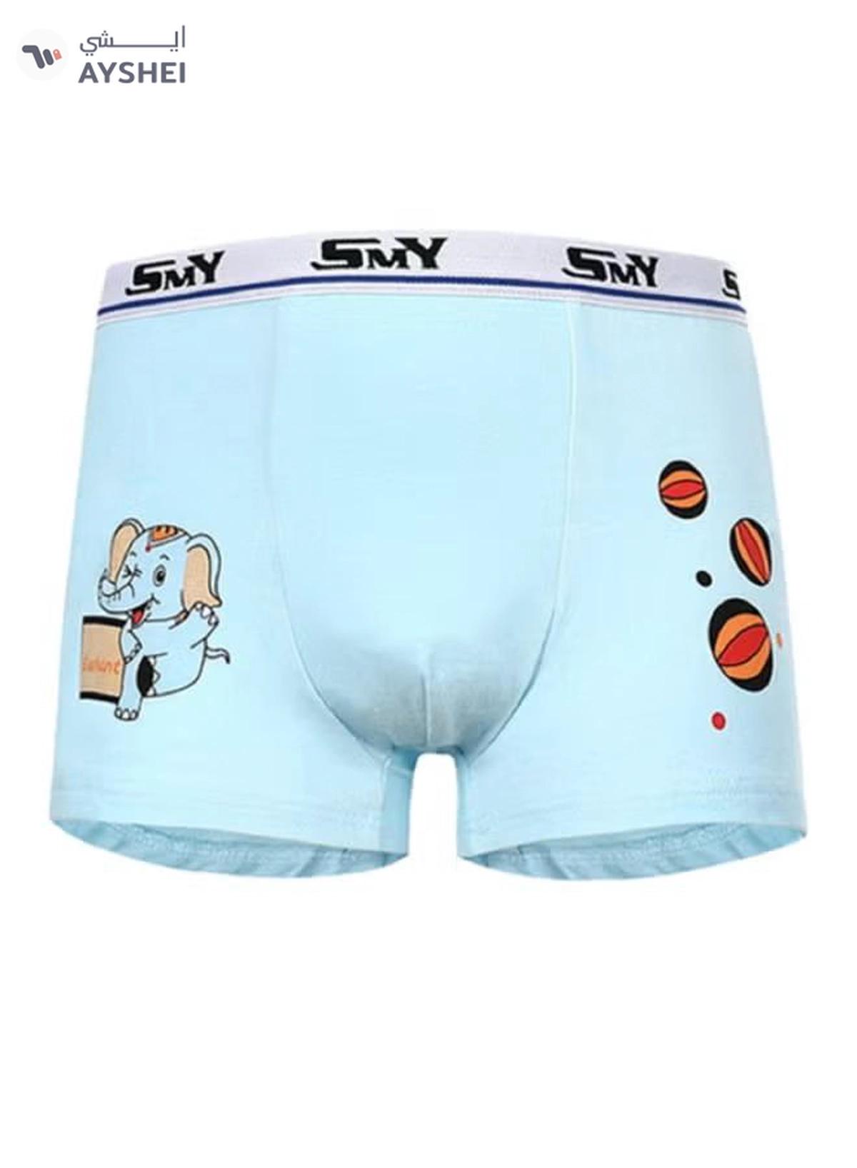 babyqlo 4 Pack Elephant Printed Boxer Multicolour-5-5