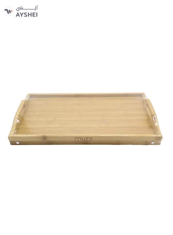Kole Imports Bamboo Bed Tray With Folding Legs Brown 19.75x12inch