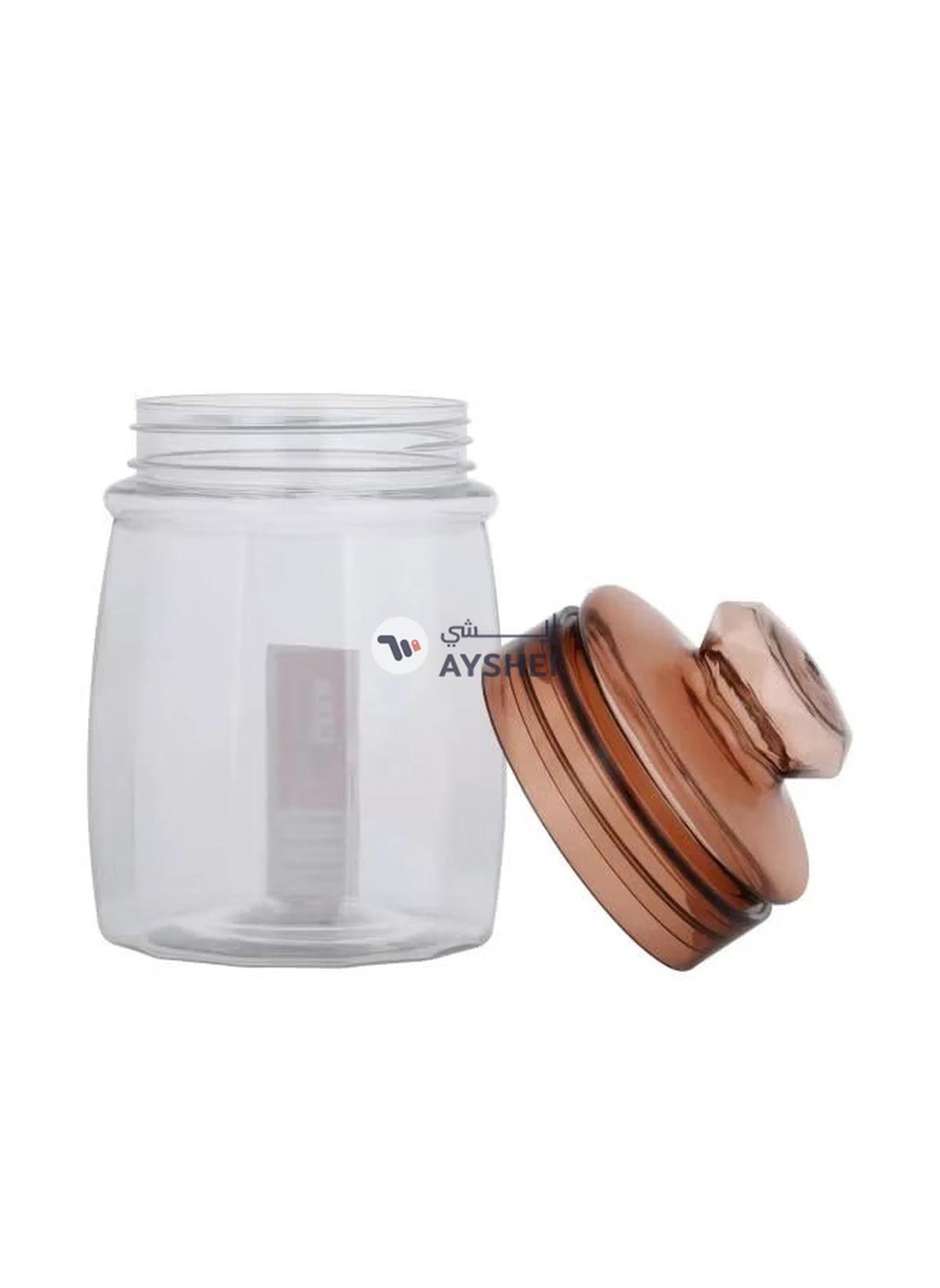 DELCASA 1400 ML Diamond Jar With Pet Cap- DC2754-0-0