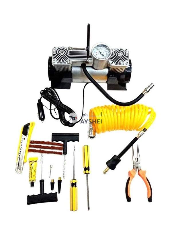 Generic 12V 150 PSI Portable Air Compressor And Car Tyre Inflator Kit