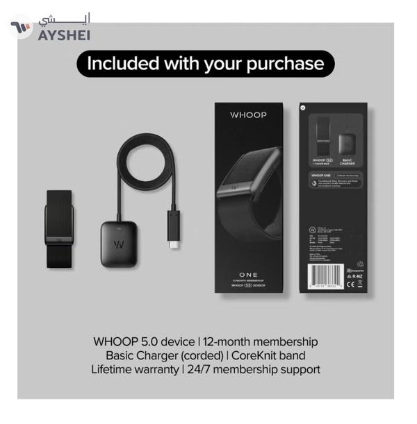 WHOOP One – 12-Month Membership – 5.0 Health and Fitness Wearable