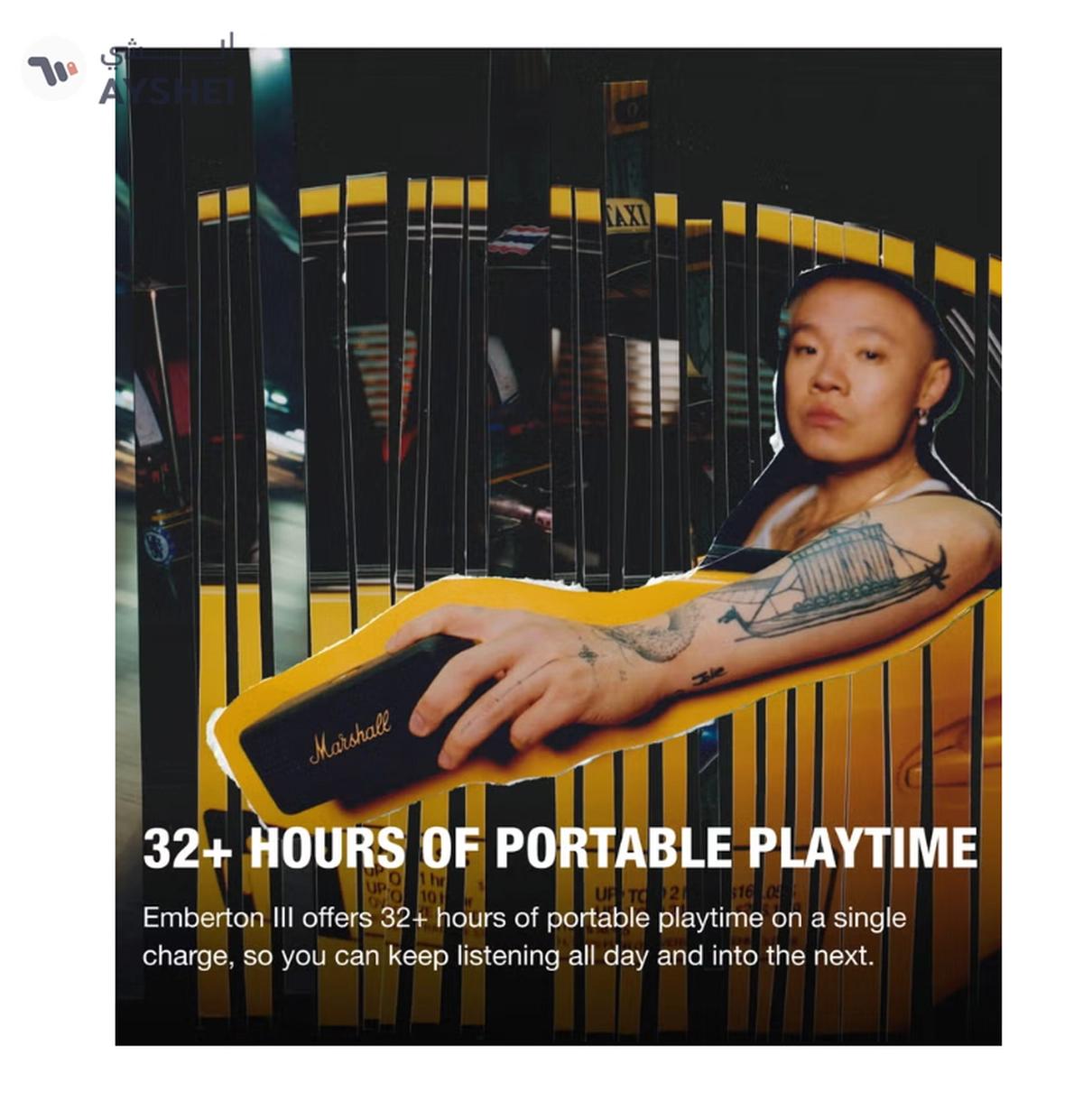 Marshall Emberton III Portable Bluetooth Speaker-4-4