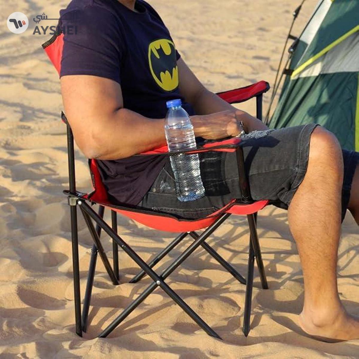 Yatai Decor Portable Folding Camping Chair with Cup Holder Foldable-1-portrait