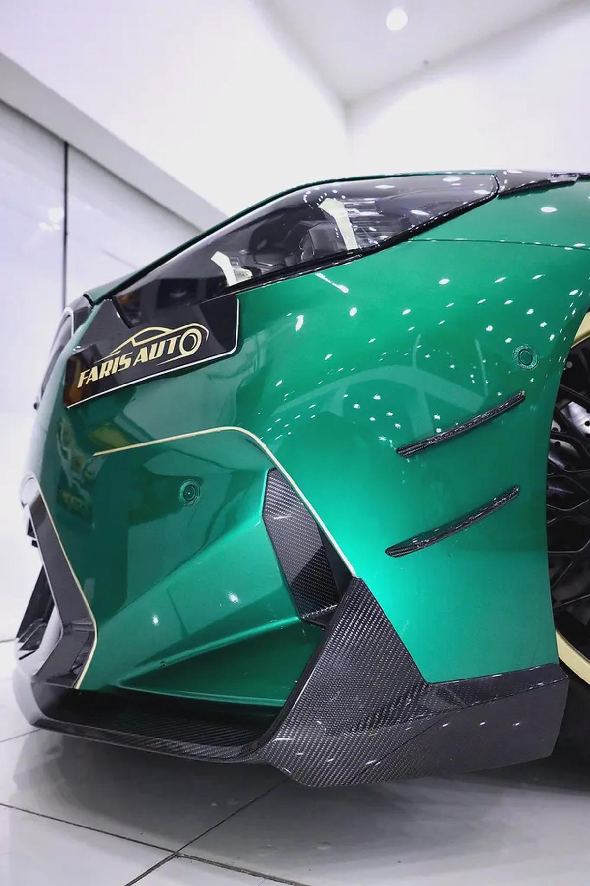 BMW M5 GCC +FULL CARBON MANHART KIT +AGENCY WARRANTY TILL 2031 +AKRAPOVIC EXHAUST+ HRE FORGED WHEELS-5-5