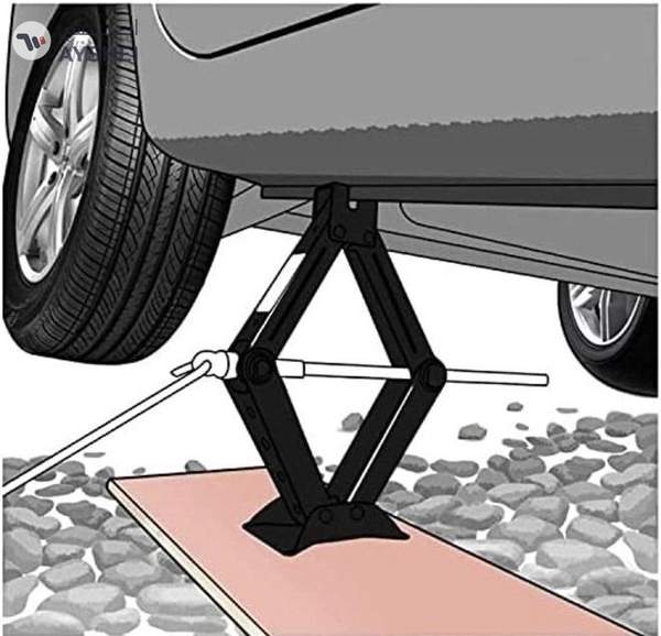 ABBASALI 2 Ton Hydraulic Floor Jack Black