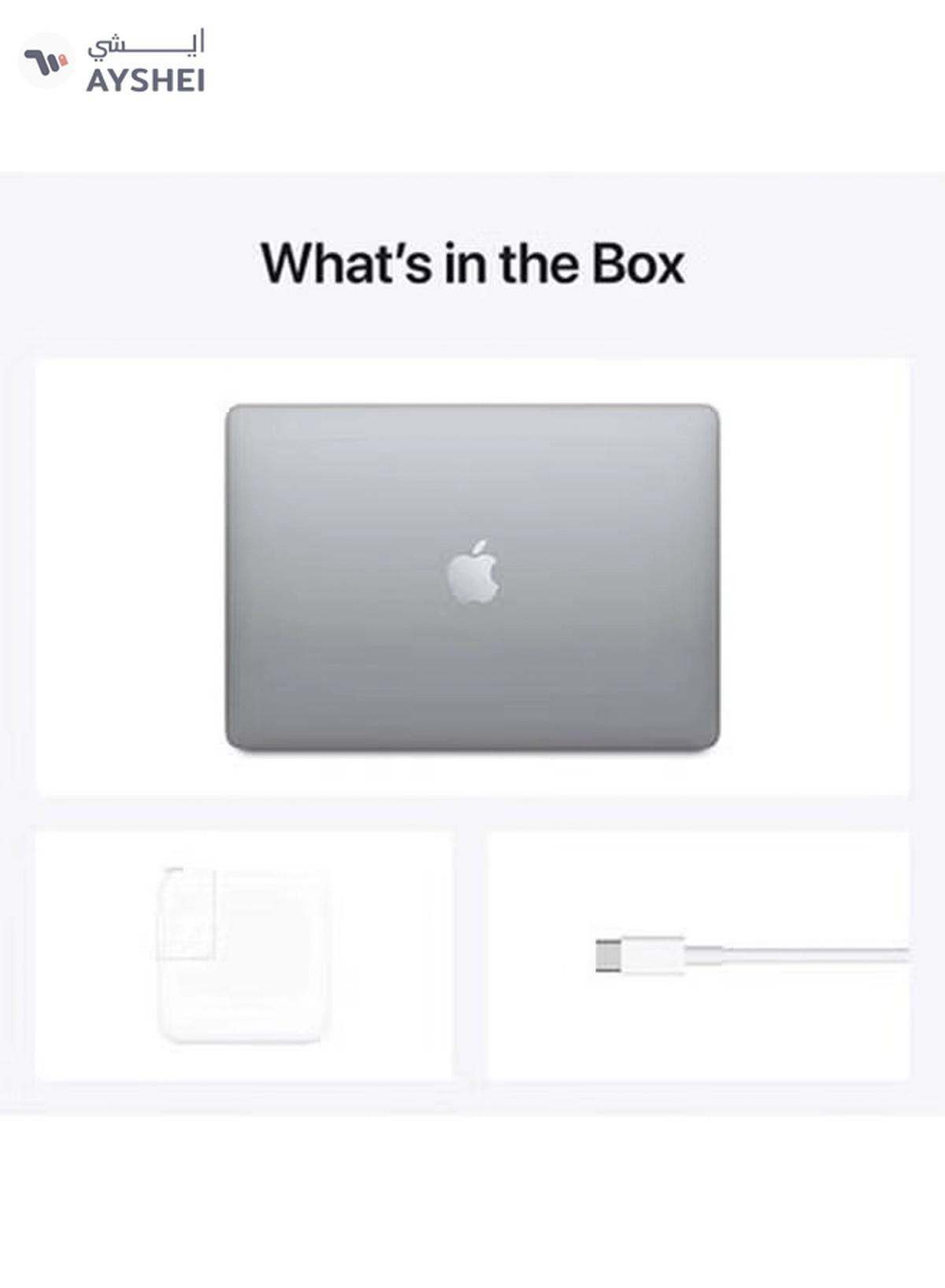 Apple Macbook Air MGN63 13" Display, Apple M1 Chip With 8-Core Processor and 7-Core Graphics / 8GB RAM / 256GB SSD/ English Keyboard(International version) English Space Grey-2-2