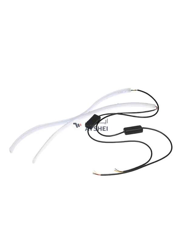 Generic 2-Piece Universal Daytime Running Silicone DRL Light Strip