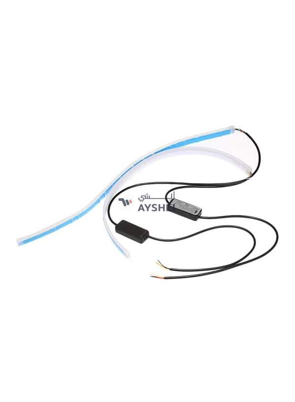 Generic 2-Piece Universal Daytime Running Silicone DRL Light Strip