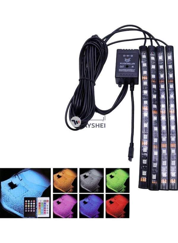 Generic 4-Piece Strip Car LED Light