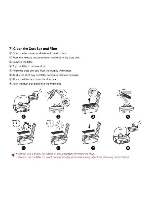 Eufy X10 Pro Omni Robot Vacuum and Mop with 8,000 Pa Suction, Dual Mops with 12 mm Auto-Lift and Carpet Detection, AI Obstacle Avoidance, Auto Mop Washing, Self-Drying, Self-Emptying, Self-Refilling 20 W T2351 black