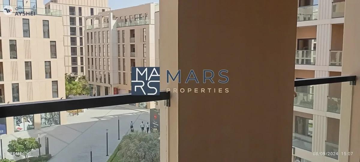 One-bedroom apartment for sale in Al Mamsha with elevated view.-11-11