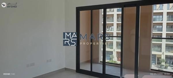 One-bedroom apartment for sale in Al Mamsha with elevated view.