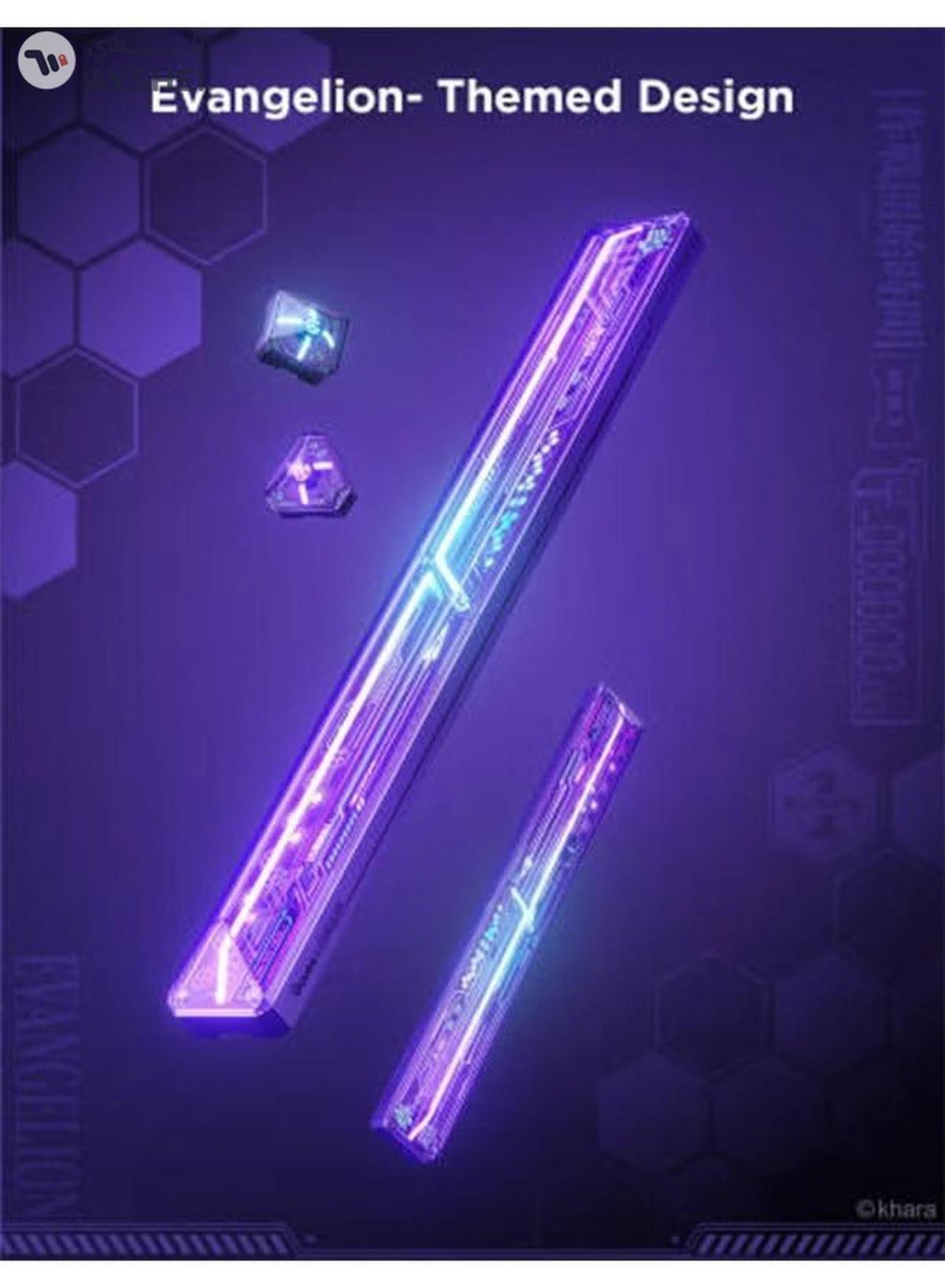 Govee X Evangelion Gaming Wall Light, RGBIC Color Support, 12 Light Sections & 8 Connectors, High-Level DIY Customization, Sci-fi-like Smart Control Features, Wi-Fi + Bluetooth Connectivity | H6063-7-7