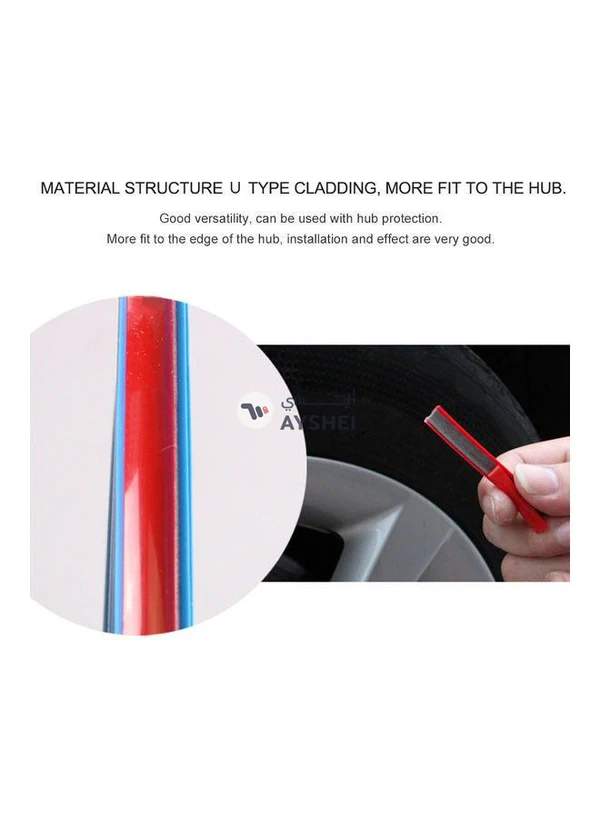 Generic Vehicle Color Wheel Edge Rims Protectors Decor Sticker