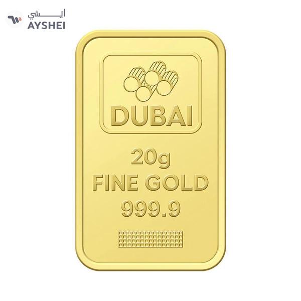 Dubai Gold 20 Grams Gold Bar 24KT