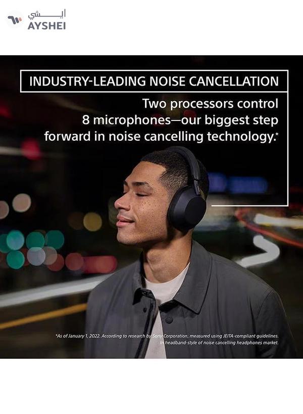 Sony WH-1000XM5 Wireless Noise-Cancelling Headphones Black