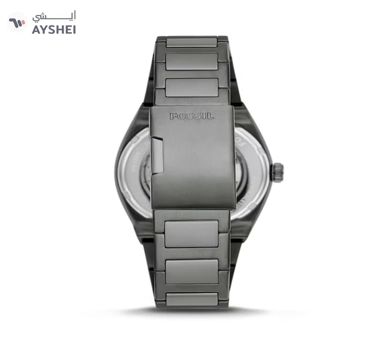 Fossil Men's Everett Round Shape Stainless Steel Automatic Wrist Watch ME3206 - 42 mm - Grey-3-3