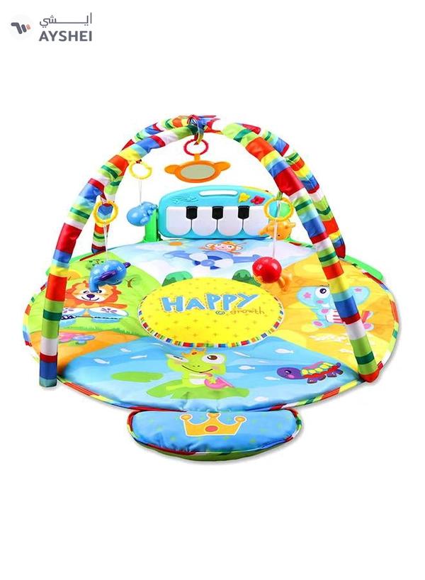 HUANGER Educational Children's Musical, Fitness Mat With Piano Microphone And Pendants 55x86x86cm