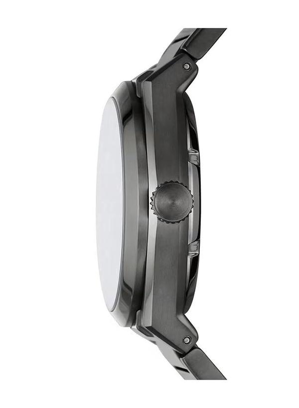 Fossil Men's Everett Round Shape Stainless Steel Automatic Wrist Watch ME3206 - 42 mm - Grey